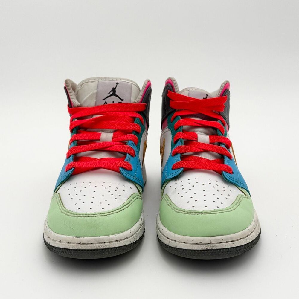 Nike Jordan SE Mid Multicolor Sneakers - US Big Kids 4Y // FN1190-100 - Picture 3 of 12
